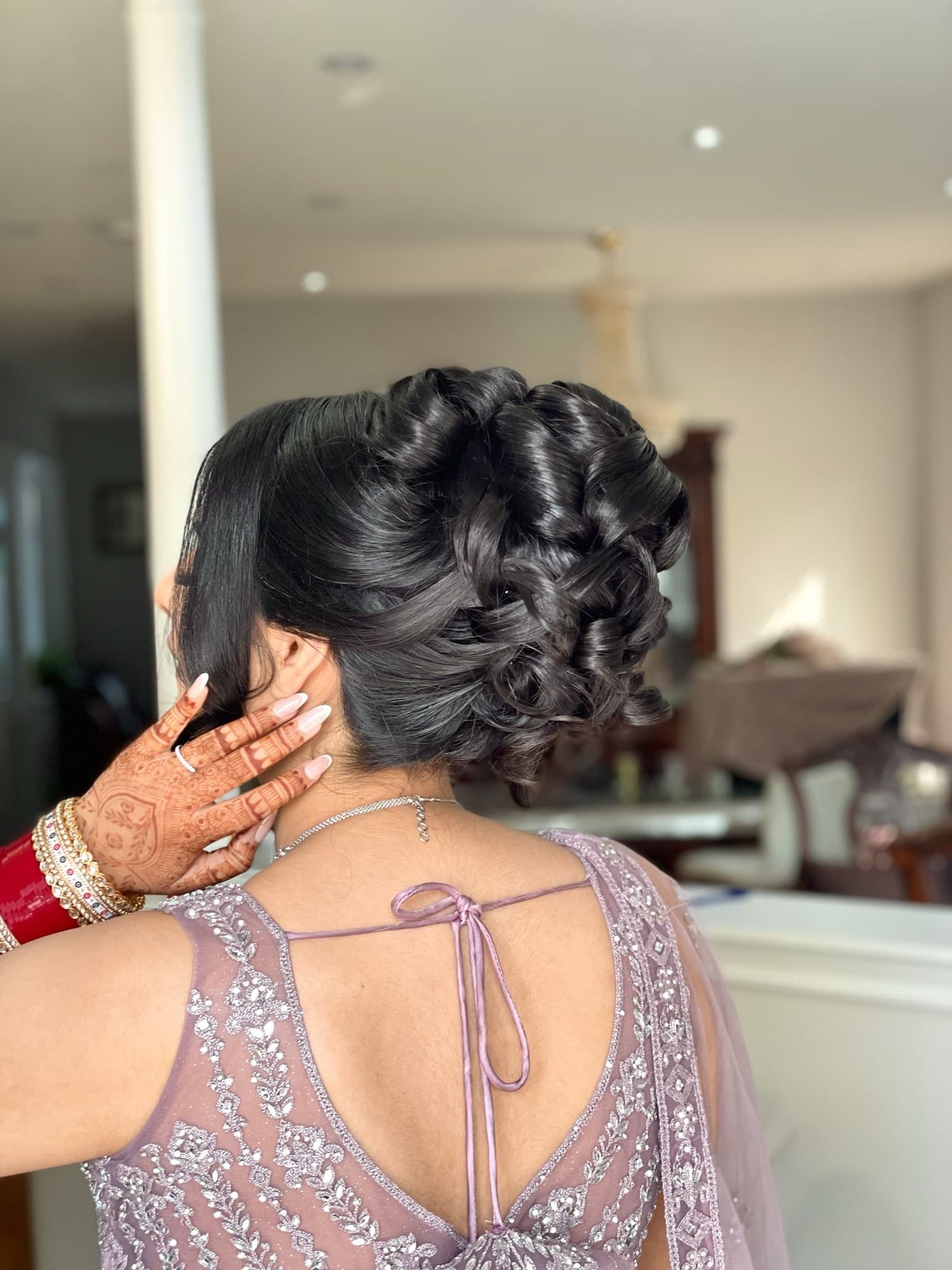 Bridal braid and updo 8