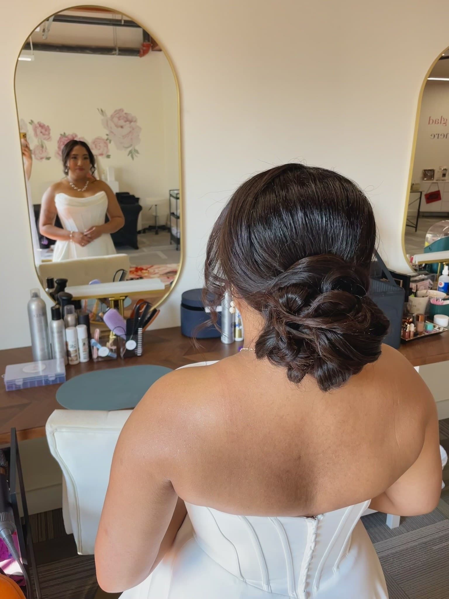 Bridal braid and updo 15