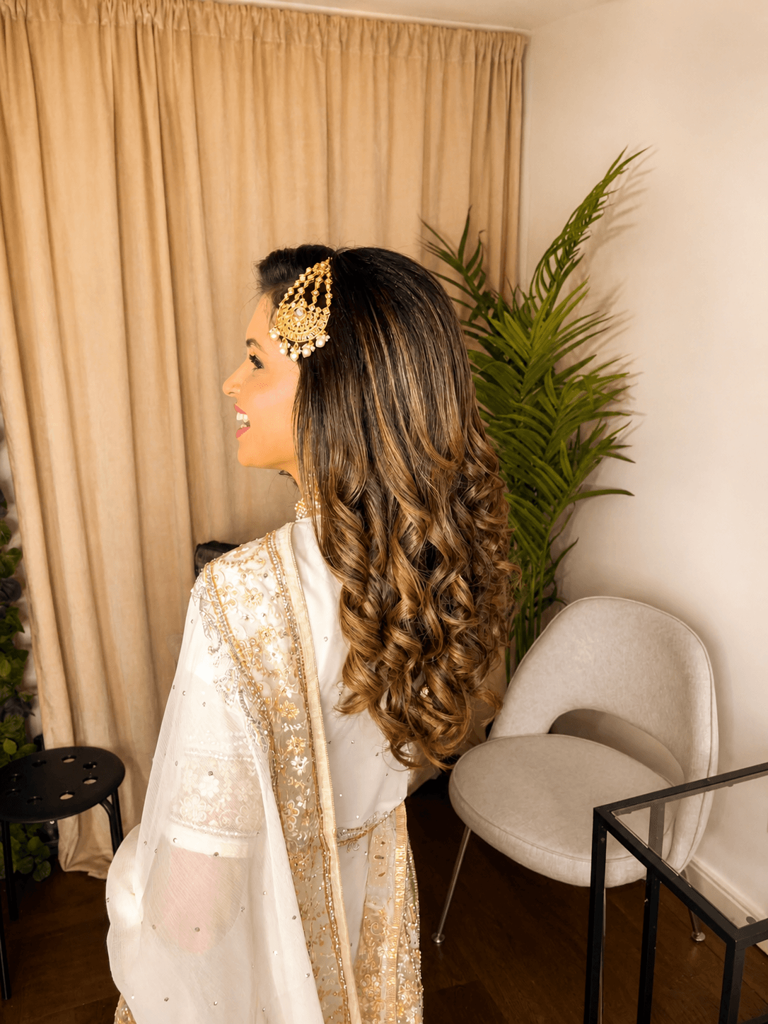 Semi-bridal hairstyle 2